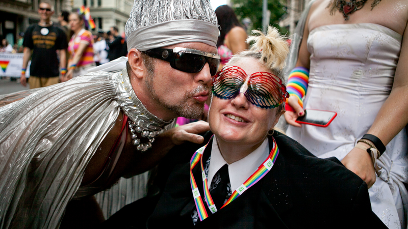 Illustration for article titled NYC Pride Parade Glimmered with the Shine of Marriage Equality